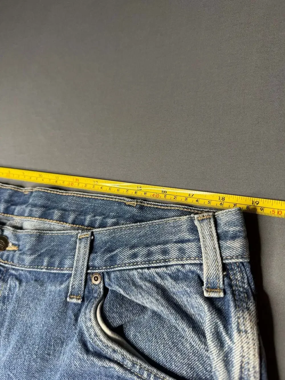Vintage Dickies Relaxed Fit Carpenter Utility Work Jeans Light Wash Denim 38